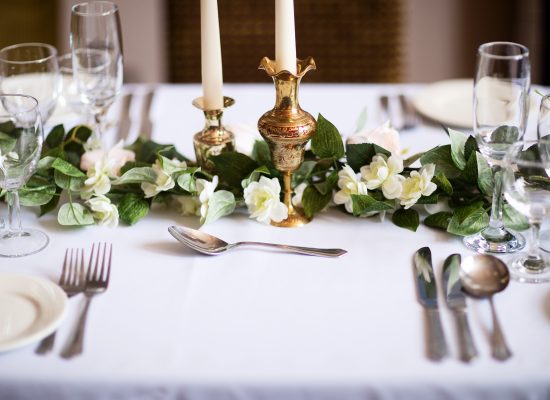 6S2A2911 Patrick shot of table set for single person and cutlery laid out nicely and glasses